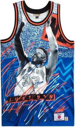 Mitchell & Ness x JUST DONNY New York Knicks Sublimated Jersey Blue DJY1PTRY-NYKNG180453PEW