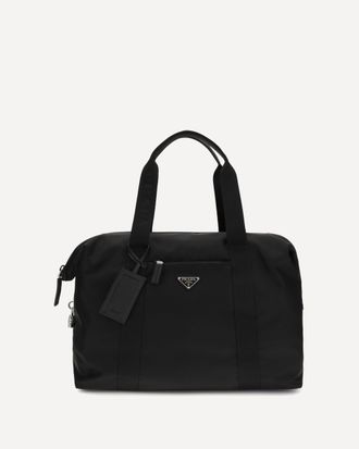 Prada Travel Bag in Re-Nylon and Saffiano Male UNI