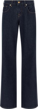 7 For All Mankind Blue Low waist jeans