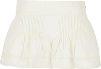 Isabel Marant Short Shorts - Dames - Bermuda - Wit - M - Korte Broeken