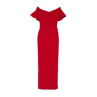 Solace London Cielo maxi jurk - Dames - Maxi kleedjes - Rood - XS - Kleedjes
