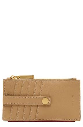 Hammitt 210 West Leather Wallet in Toasty Sand/Brushed Gold at Nordstrom