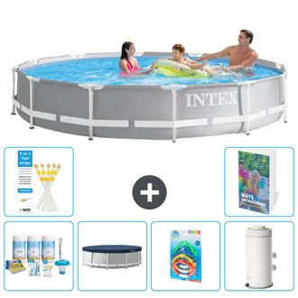 Intex Piscina Prism Frame Redonda - 366x76 Cm - 7-piezas S26