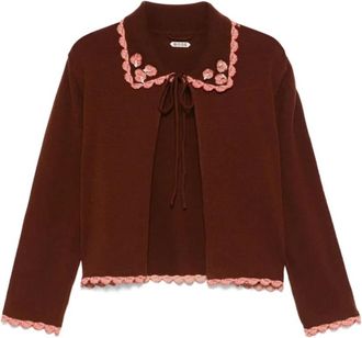 Bode Stijlvolle Cardigan voor Beginners - Dames - Vesten - Bruin - M - Truien & Vesten