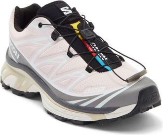 Salomon Gender Inclusive XT-6 Sneaker in Cloudburst/Icy Pink at Nordstrom, Size 11.5 Womens