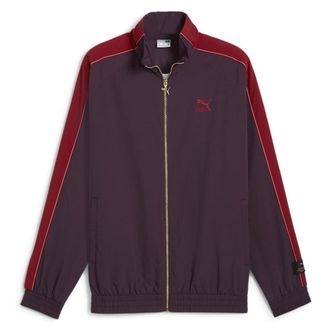 Puma Mens T7 Play.Paris. Track Jacket, Midnight Plum, XL