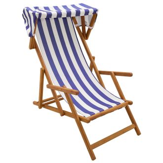 vidaXL Silla De Terraza 3 Posici&oacute;n Madera De Eucalipto Maciza Vidaxl