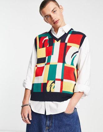 HUF Sloane - Gebreid hemd in multi-Veelkleurig