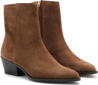 Mango Suede Bootie in Medium Brown at Nordstrom, Size 7.5Us