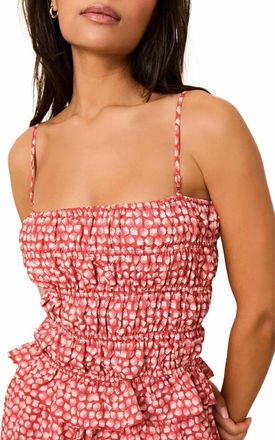 Solid & Striped Delilah Tank Top In Shell Print