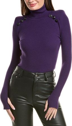 L'agence Reeves Button Detail Turtleneck