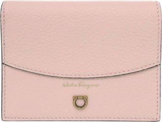 Ferragamo pink Leather Wallet (Bi-Fold) (Pre-Owned)