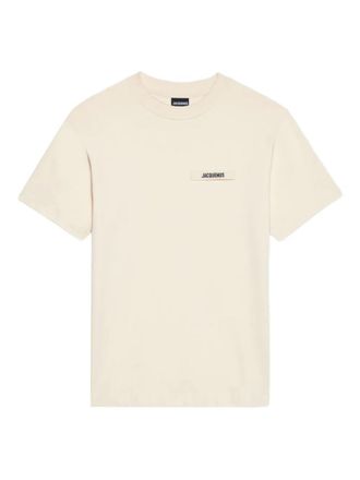 Jacquemus T-Shirt With Logo Appliqué