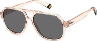 Polaroid Womens PLD-6193-S-35JF7M9 PLD 6193 57 S 35JF7M9 Sunglasses - Pink - One Size
