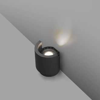 Netlighting Noboru Outdoor LED Projector Wall Light Dark Grey 16W 3000K IP65