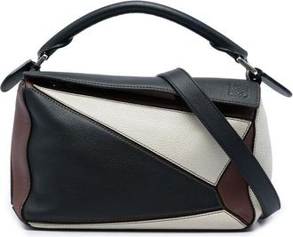 Loewe Pre-owned Loewe Small Tricolor Calfskin Puzzle Satchel Ladies C6SLQ45ZCVUZ9FWZ
