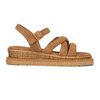 Luca Grossi Sella Sandal - female - Luca Grossi - Wedges - Beige - 3 UK - Shoes
