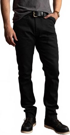 Iron And Resin Enduro Reinforced Denim Jeans In Black