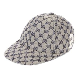 Gucci (WMNS) Gucci GG Cotton Canvas Baseball Cap Beige Blue 751400-4HA0L-4077