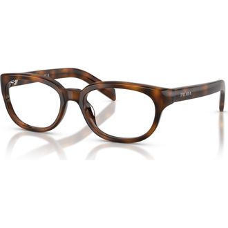 Prada 54mm Phantos optical glasses in Tortoise at Nordstrom