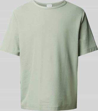 Selected Sweatshirt mit Label-Stitching Modell JOSEPH in Hellgruen, Gr&ouml;&szlig;e XXL