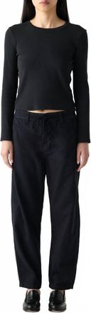 Amo Womens Elaine Trouser-Style Pants In Black