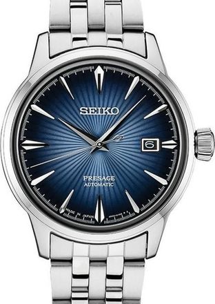 Seiko Presage Automatic Black Blue Dial Mens Watch SRPB41