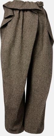 J.W.Anderson Asymmetric wool wide-leg pants