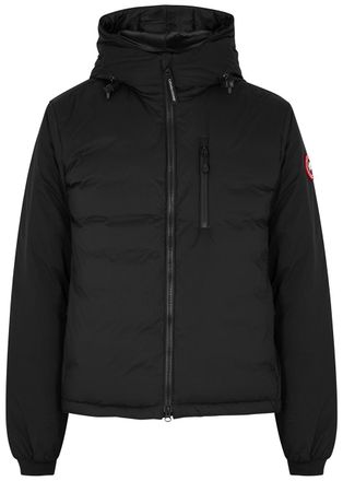 Canada Goose Lodge Black Hooded Feather-light Shell Jacket - XL