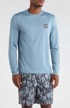 Billabong Looper Long Sleeve Sun T-Shirt in Citadel at Nordstrom Rack, Size X-Large