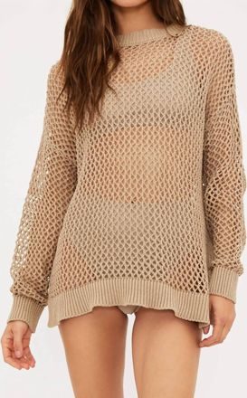 Beach Riot Hilary Sweater In Tan