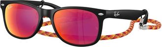 Ray-Ban Junior New Wayfarer - unisex - Zonnebrillen - Zwart - 47 MM - Accessoires