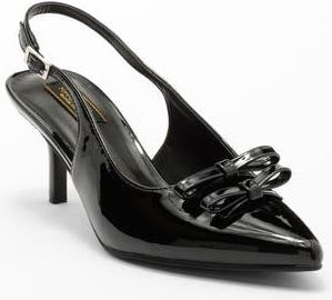 Rachel Roy Alicia Bow Slingback Pump in Black at Nordstrom Rack, Size 6.5