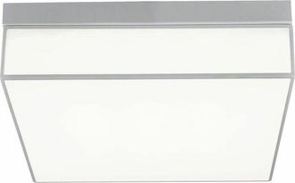 Globo Lighting Plafoniera LED plafoniera quadrata dimmerabile metallo bianco L 40 cm soggiorno