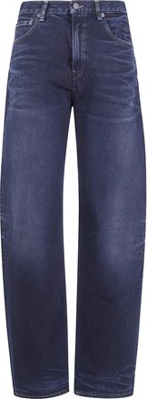 Haikure Jeans Wide Leg Bibi Blue Black