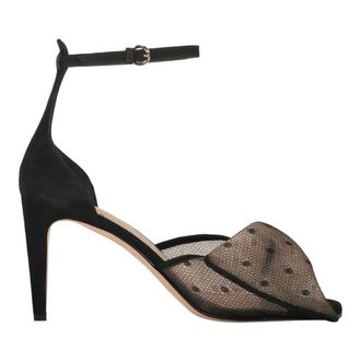 Red Valentino Dames, Schoenen, Zwart, Maat: 37 1/2 EU Leer