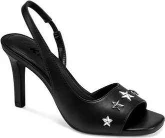 DKNY Beana Star Accent Slingback Sandal in Black at Nordstrom, Size 6.5