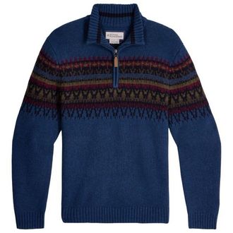 Royal Robbins Arch Rock 1/4 Zip Merinopullover f&uuml;r Herren | blau