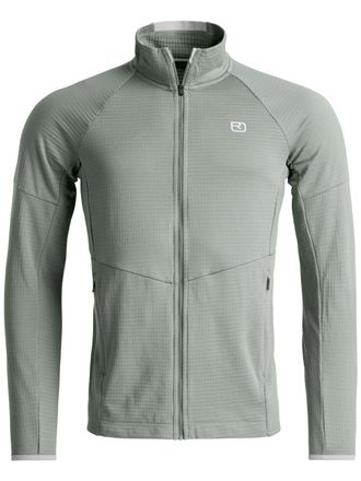 Ortovox Grey Fleece Light Grid Active Jacket