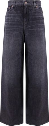 Chloé Jeans With Iconic Leather Logo Tag