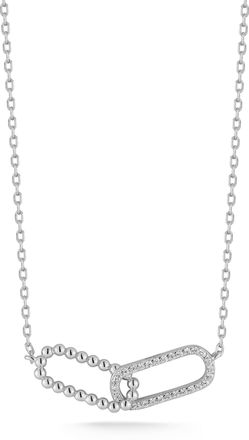 Glaze Jewelry Sterling Silver Double Oval Link Necklace