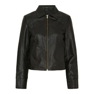 BTF-CPH Btfcph - Leren Jassen - Dames - Jassen - Zwart - Maat: S Leer