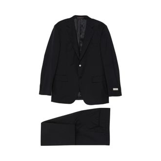 Canali Single Breasted Suits, male, Blue, Size: 5XL Single-breasted Suit