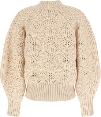 Zimmermann Womens Beige Wool Cardigan Clothing