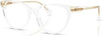 Ralph Lauren 51mm Butterfly optical glasses in Transparent at Nordstrom