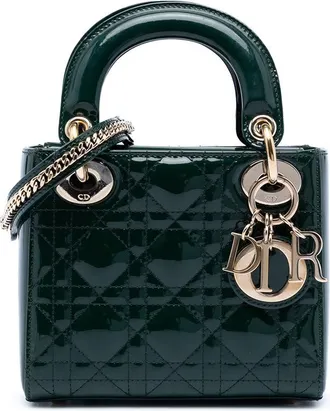 Dior Pre-owned Dior Mini Patent Cannage Lady Ladies CPW82UKA42VHQ1WP