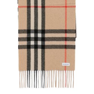 Burberry Check Fringed Scarf