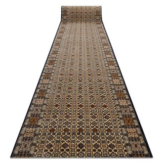 RugsX RugsX Keshan Wool Runner in Beige | Size: 90 cm x 350 cm