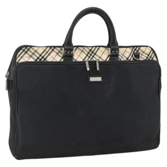 Burberry Pre-owned Vintage Handtas - Dames - Vintage Handtas - Zwart - ONE Size - Leer - Vintage
