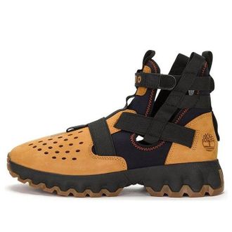 Timberland Greenstride Edge Lace Up Boot Sandals Wheat Black A5QZCW